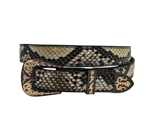 BROWN SNAKE BELT