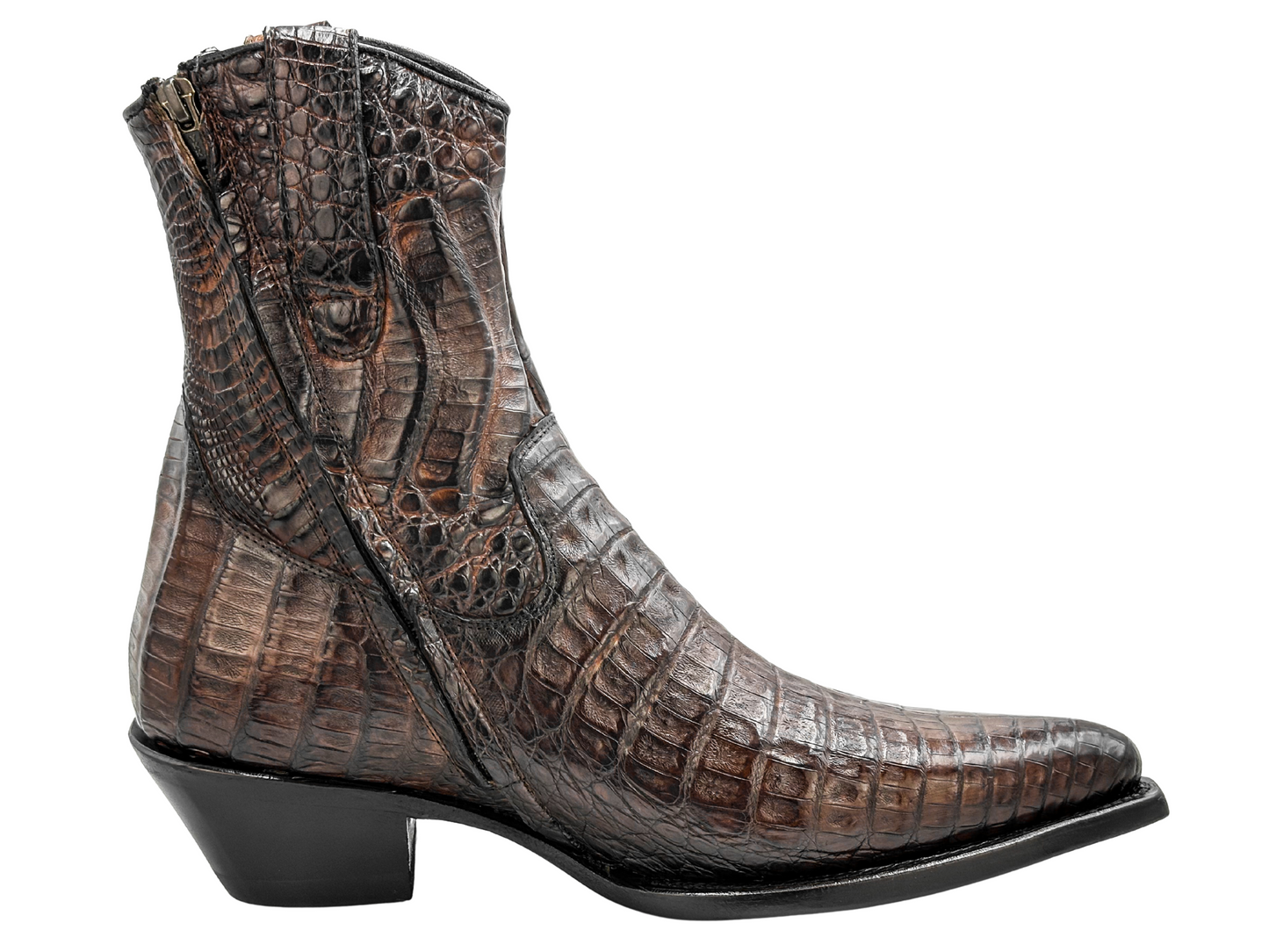 BROWN WESTERN CROCO