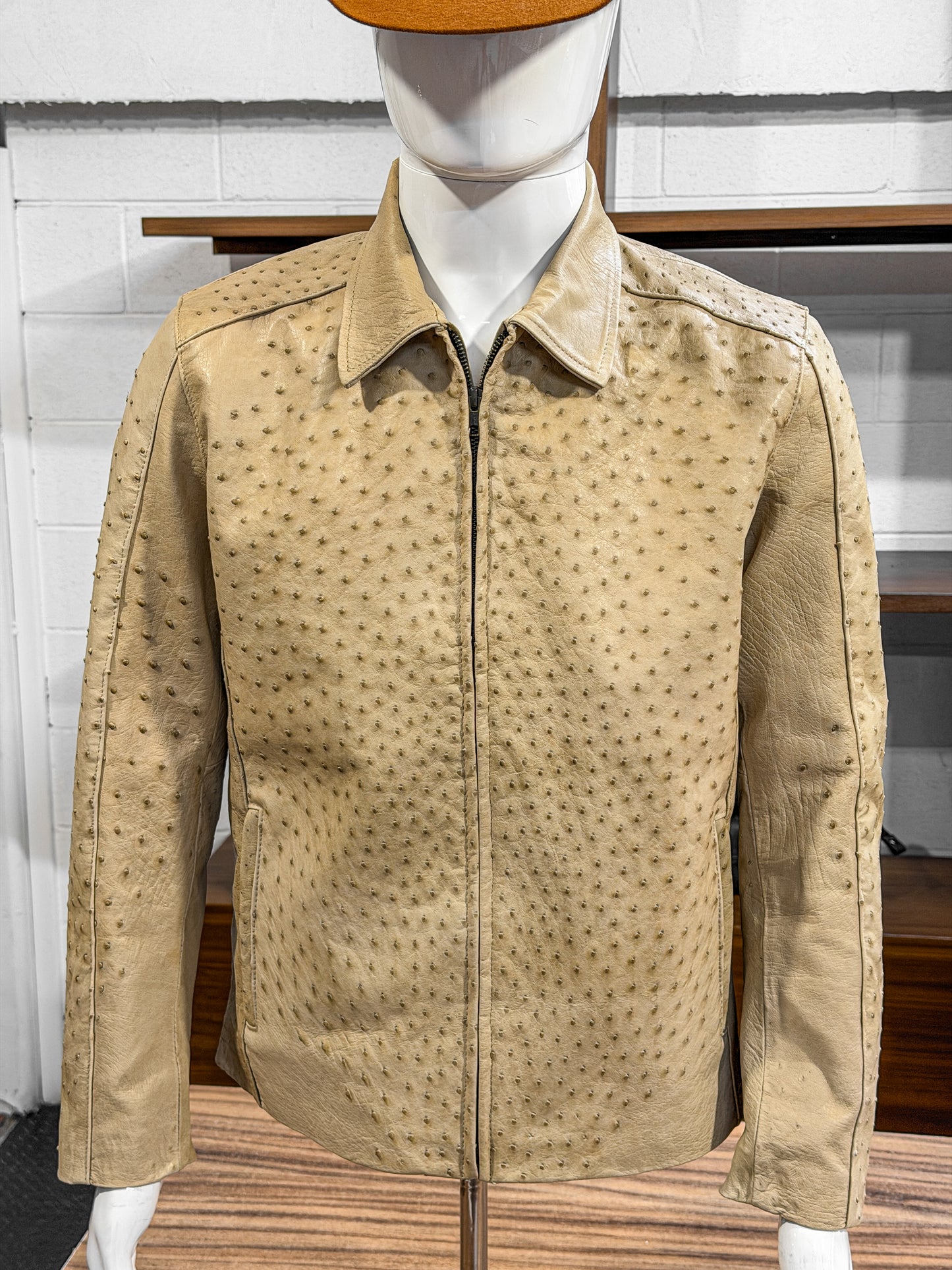 AVESTRUZ BEIGE AVIATOR