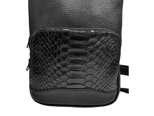 CROSSBODY PITON NEGRO