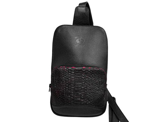 CROSSBODY PITON BLACKCHERRY