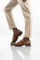 SUEDE TAUPE MONK