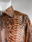 BROWN PYTHON JACKET JUMBO