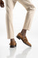 SUEDE TAUPE MONK