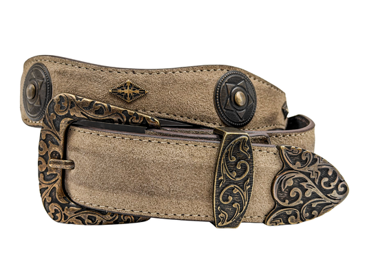 BEIGE SUEDE WESTERN