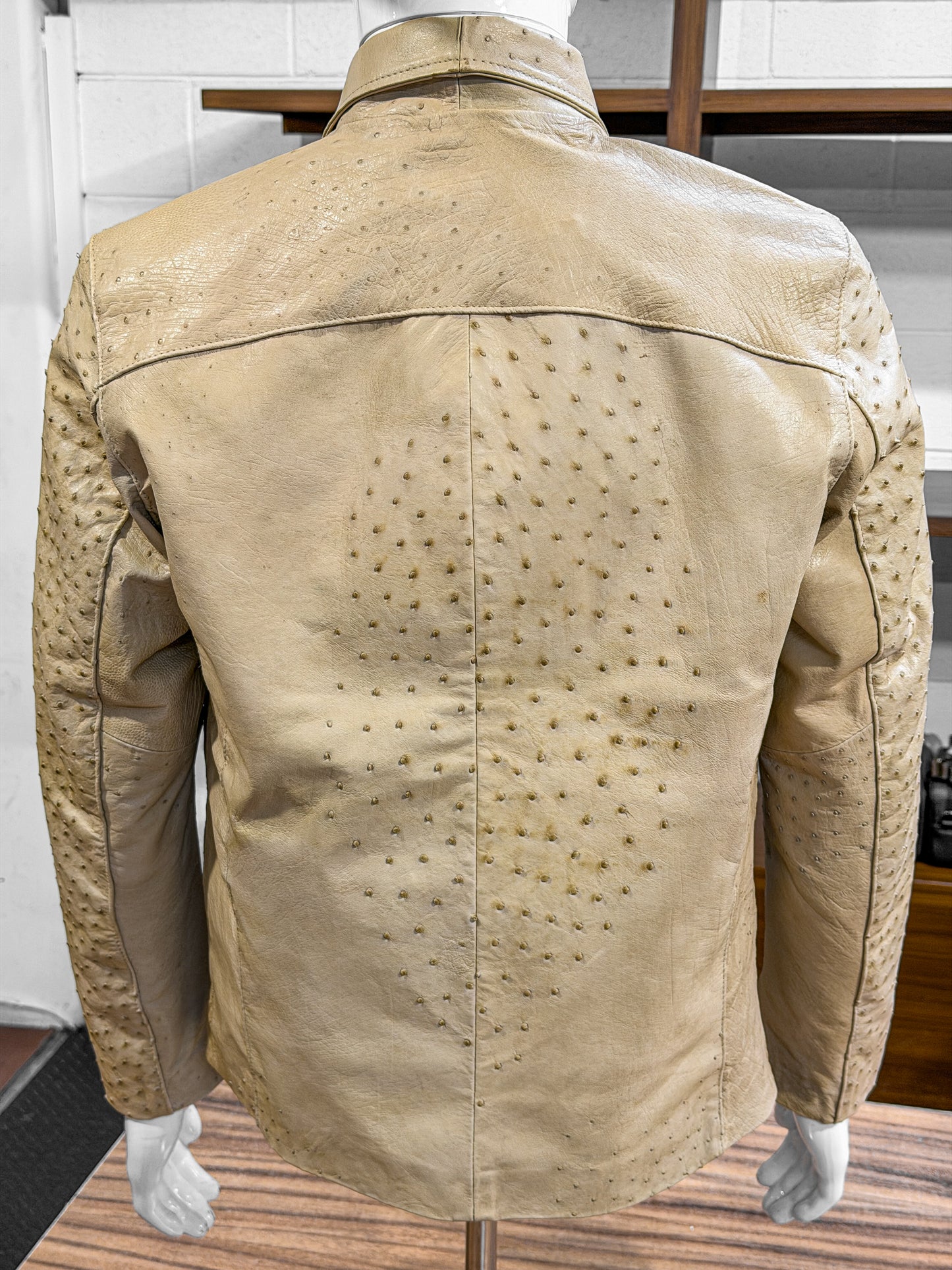 AVESTRUZ BEIGE AVIATOR