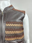 BROWN LEATHER VEST