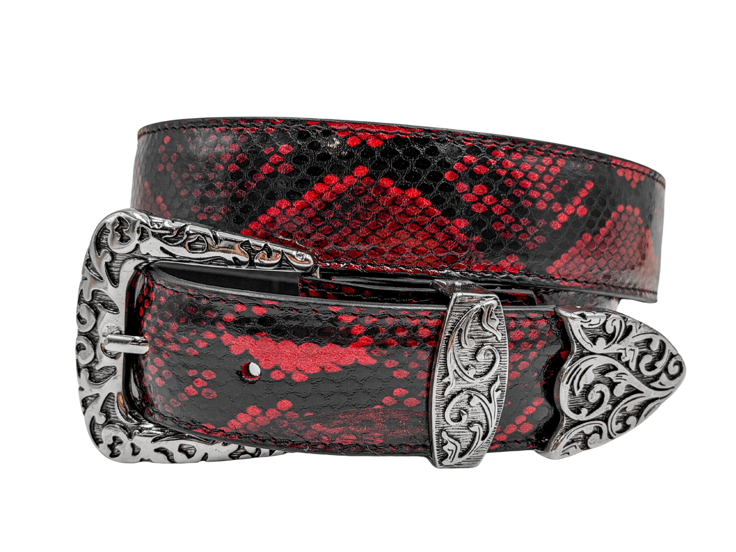 RED SNAKE BELT