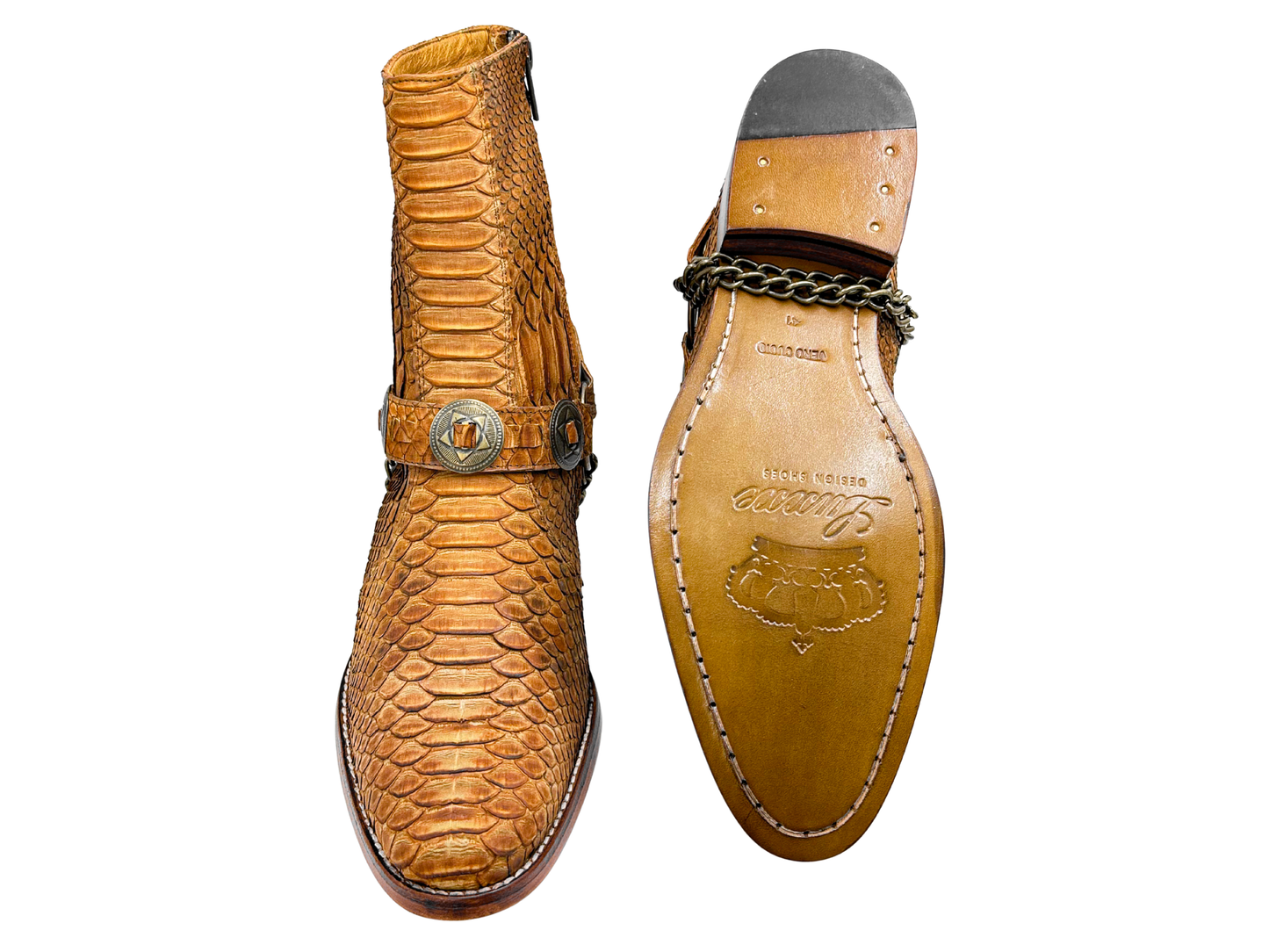 BROWN RUSTIC CANNES PYTHON