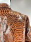BROWN PYTHON JACKET JUMBO