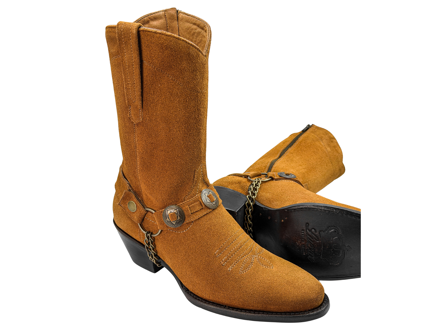 HIGH SUEDE CHESTNUT