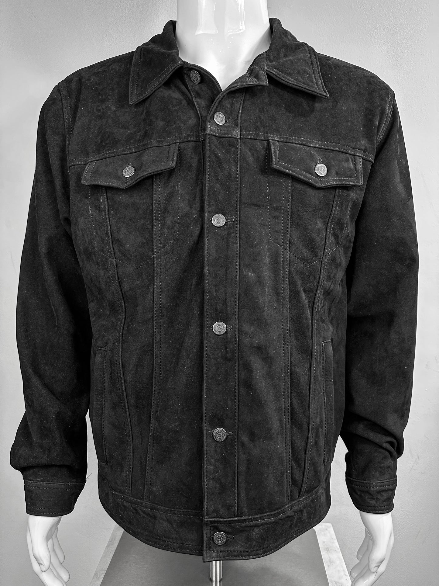 TRUCKER GAMUZA NEGRO