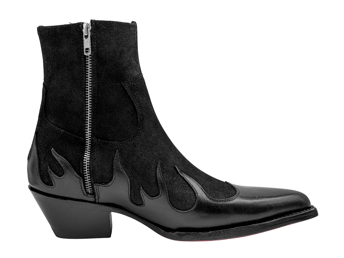 BLACK SUEDE FLAME