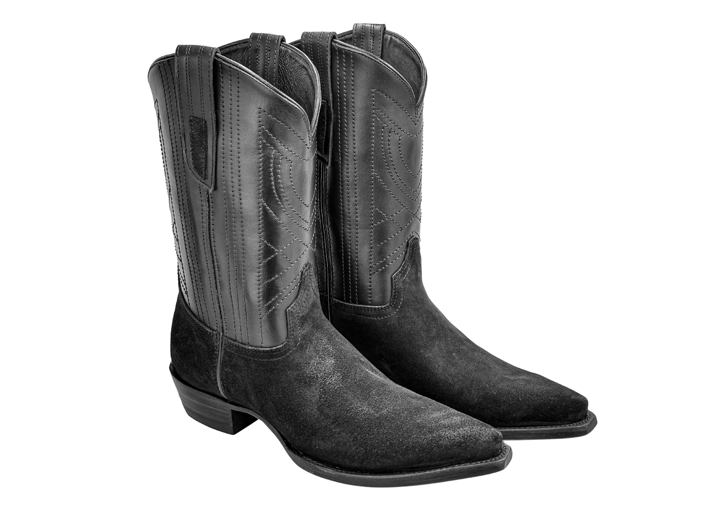 BLACK SUEDE WESTERN