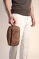 BROWN CROCO NEEDLE BAG