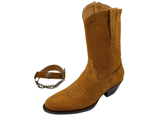 HIGH SUEDE CHESTNUT