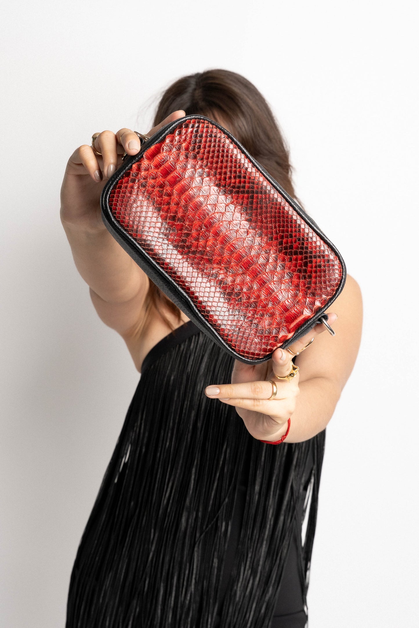 BLACK FLOATER NECESSARY BAG