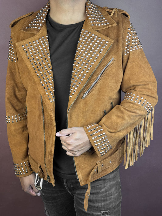 BIKER FRINGED SPIKES