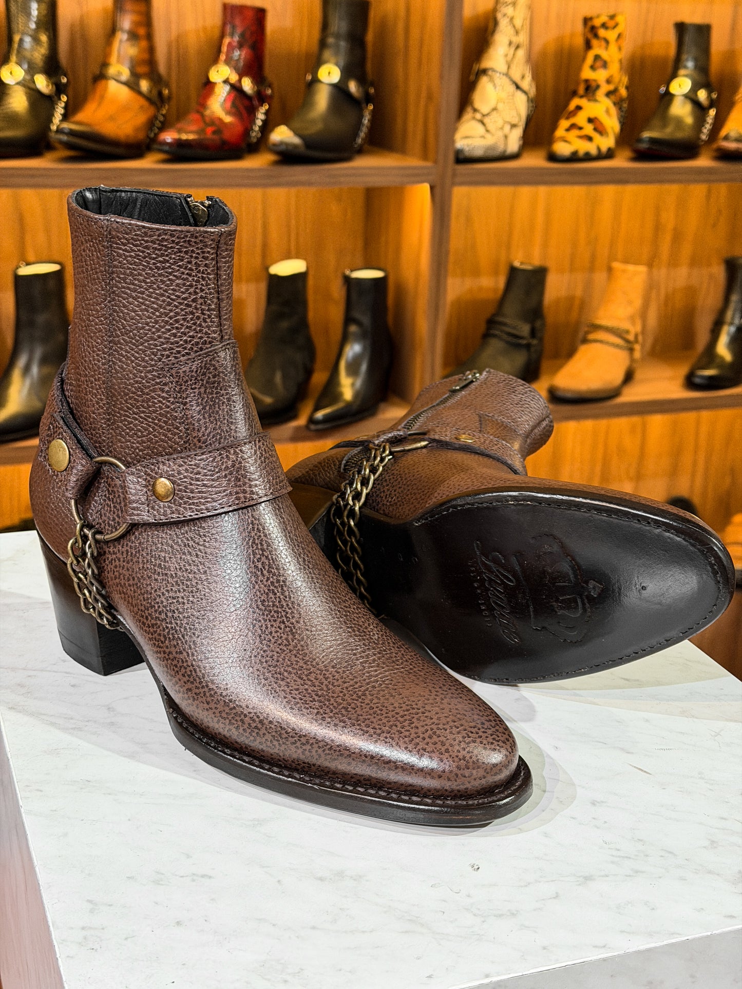 BROWN LISBOA BOOTS