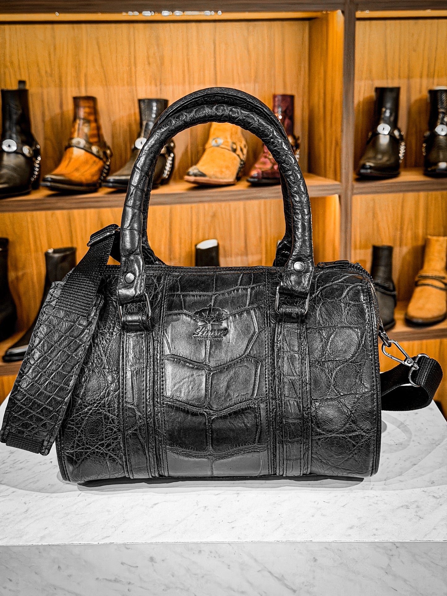 BLACK FLOATER NECESSARY BAG