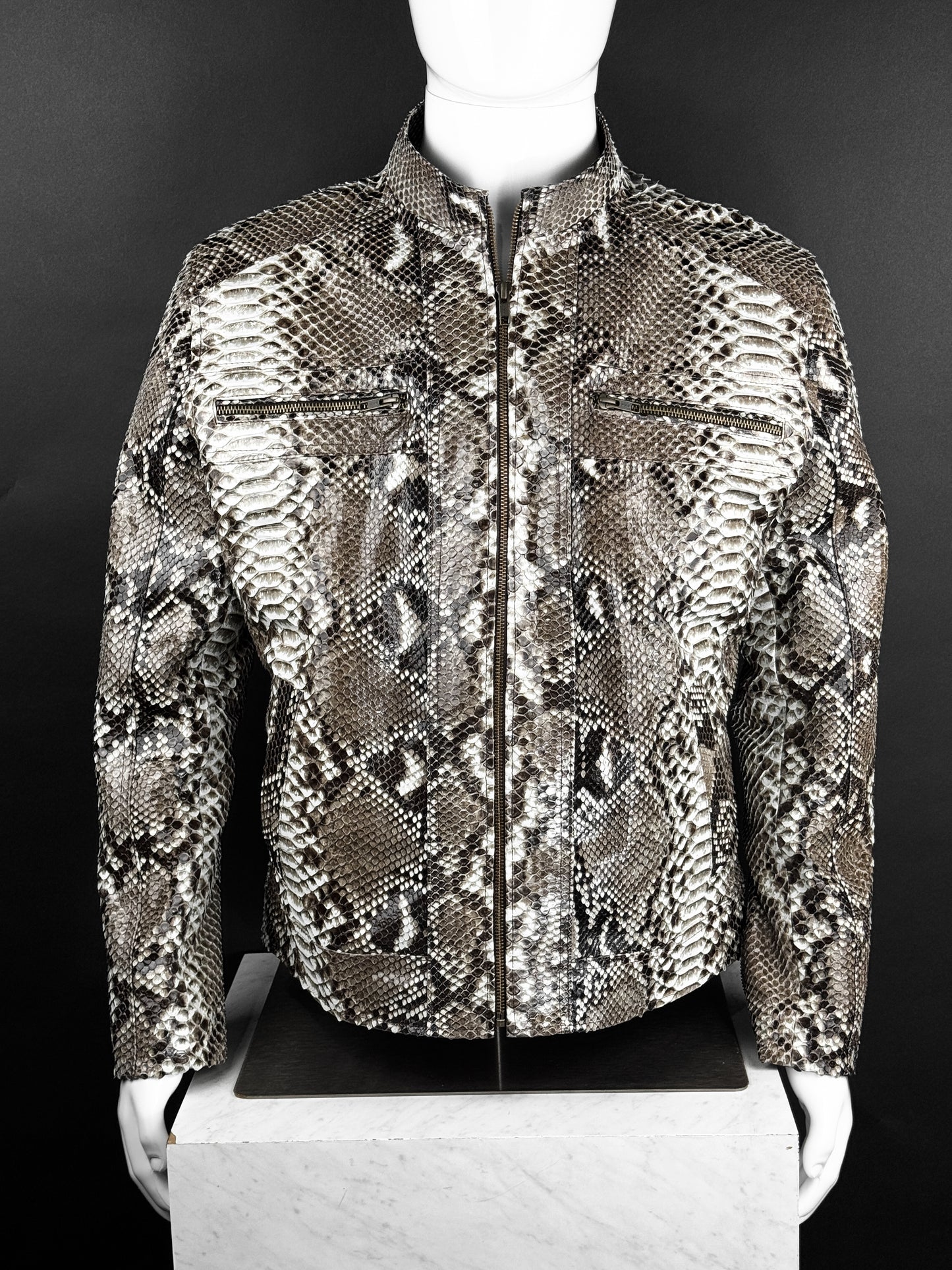 NATURAL PYTHON JACKET