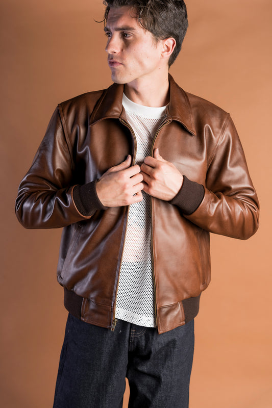 BROWN BOMBER AVIATOR