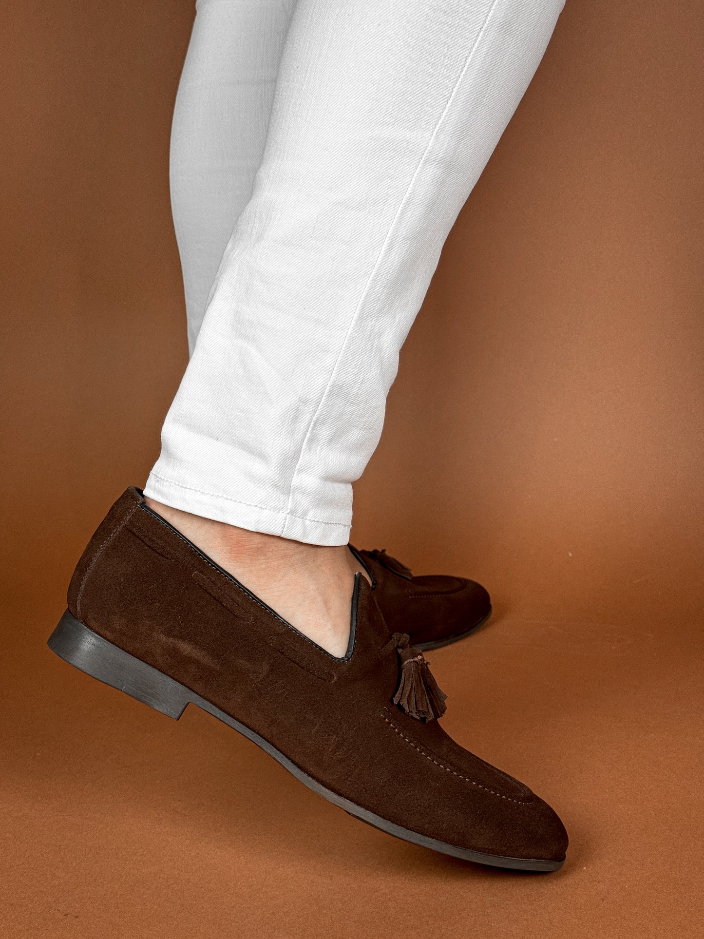 BROWN SUEDE LOAFER