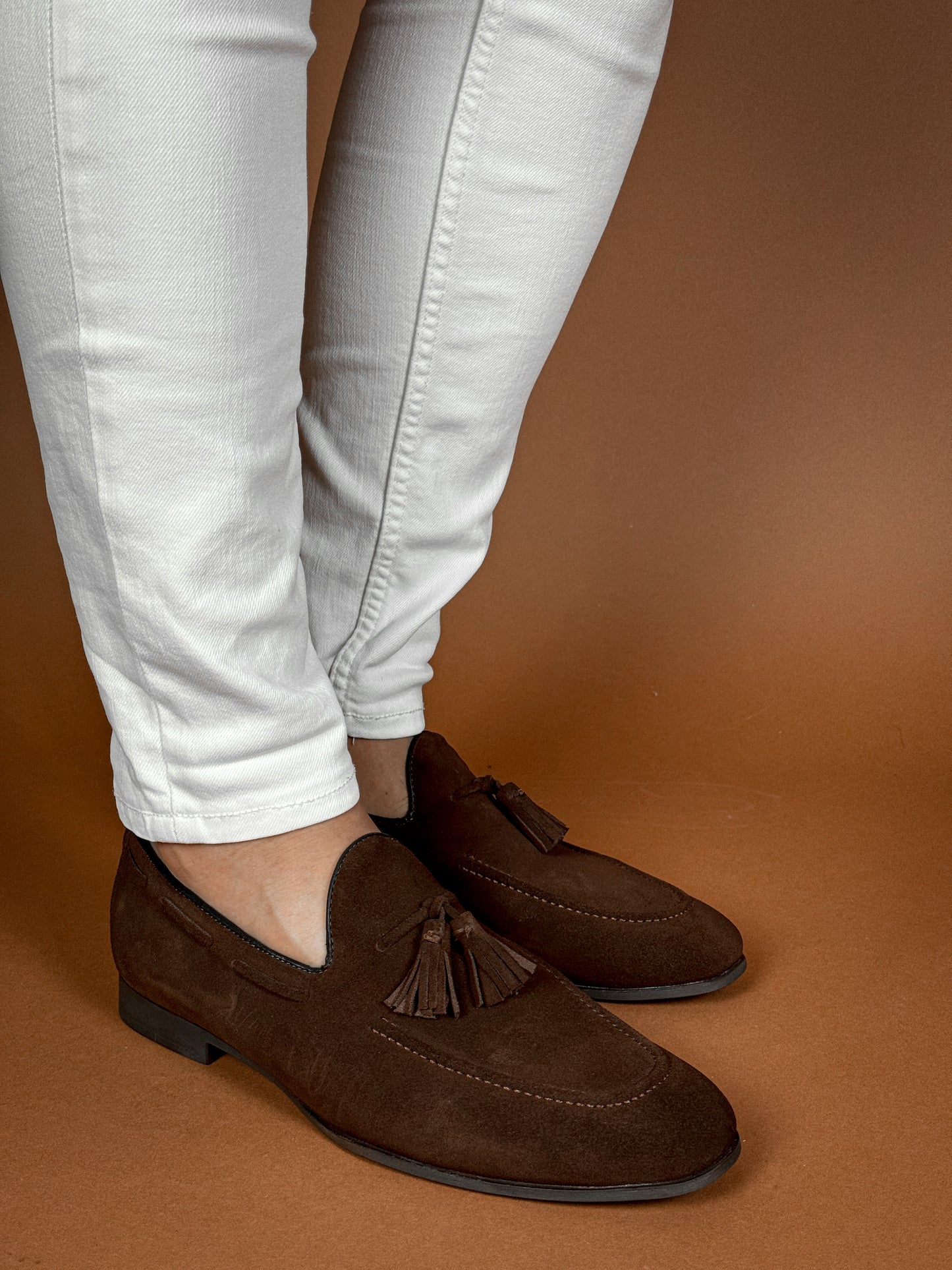 BROWN SUEDE LOAFER