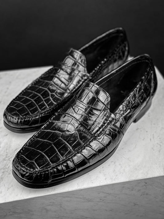 CROCO PENNY LOAFER