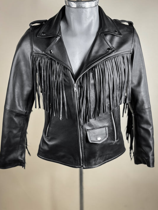 DOUBLE FRINGED BIKER