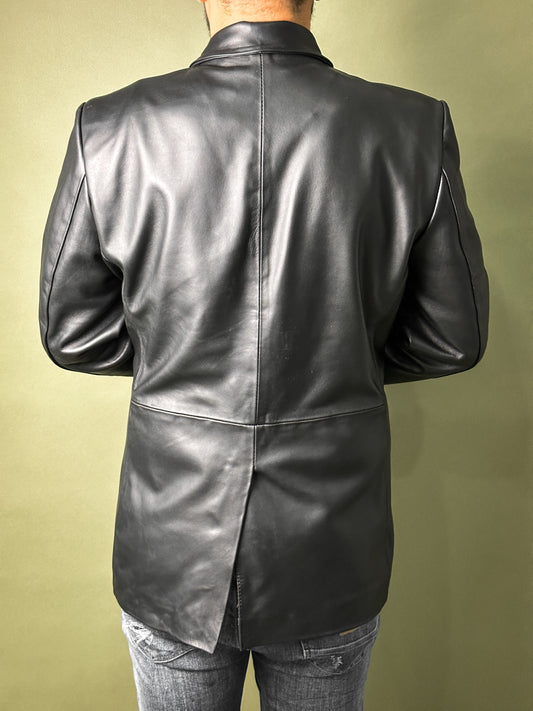 LEATHER BLAZER