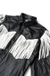 BLACK/WHITE FRINGED OVERSHIRT