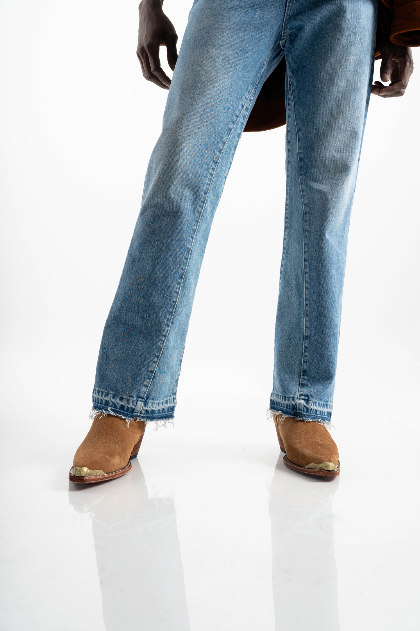 WESTERN METAL SUEDE