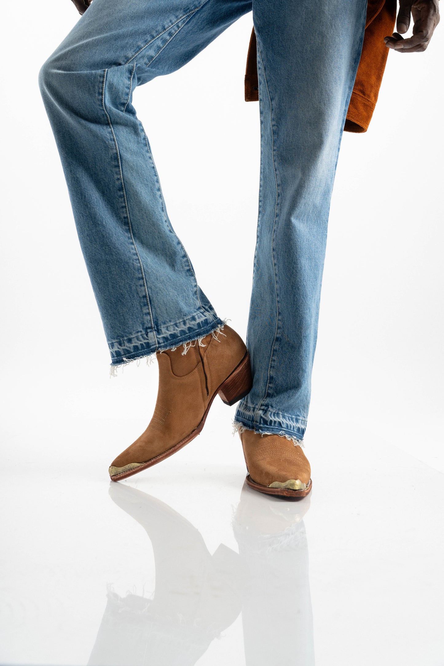 WESTERN METAL SUEDE