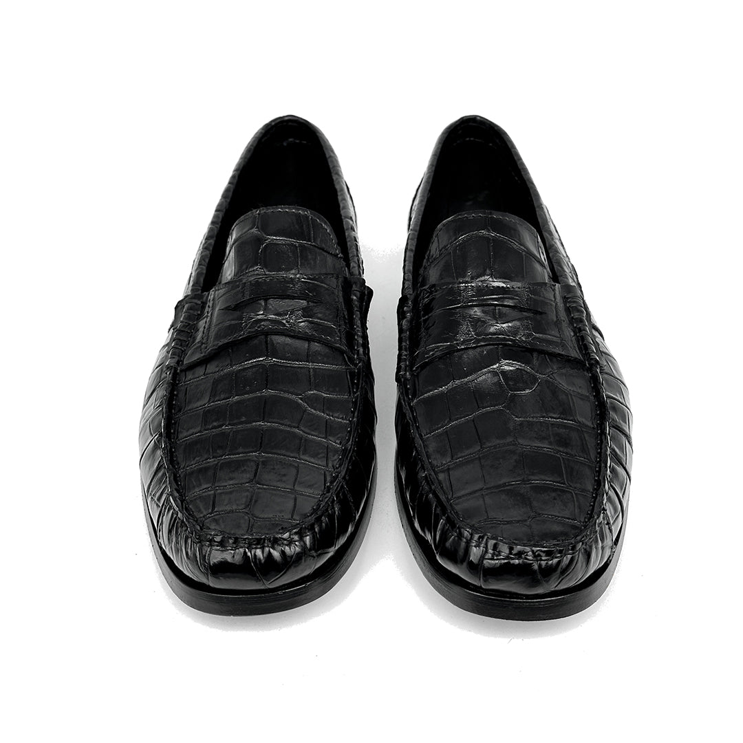 CROCO PENNY LOAFER