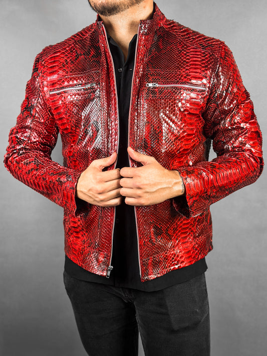 RED PYTHON JACKET