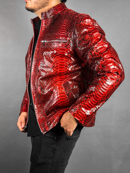 RED PYTHON JACKET