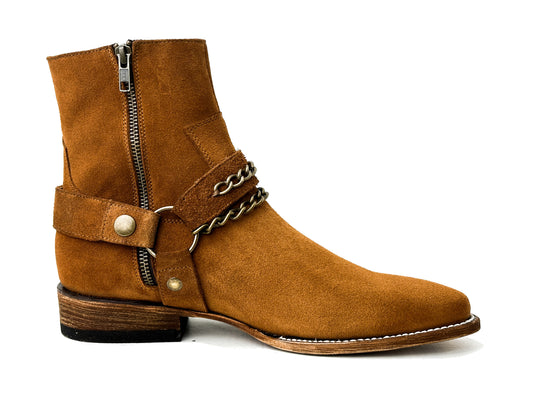 Bottes à chaîne de cheville noire