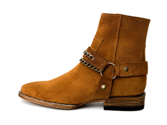 CHESTNUT ANKLE BOOTS