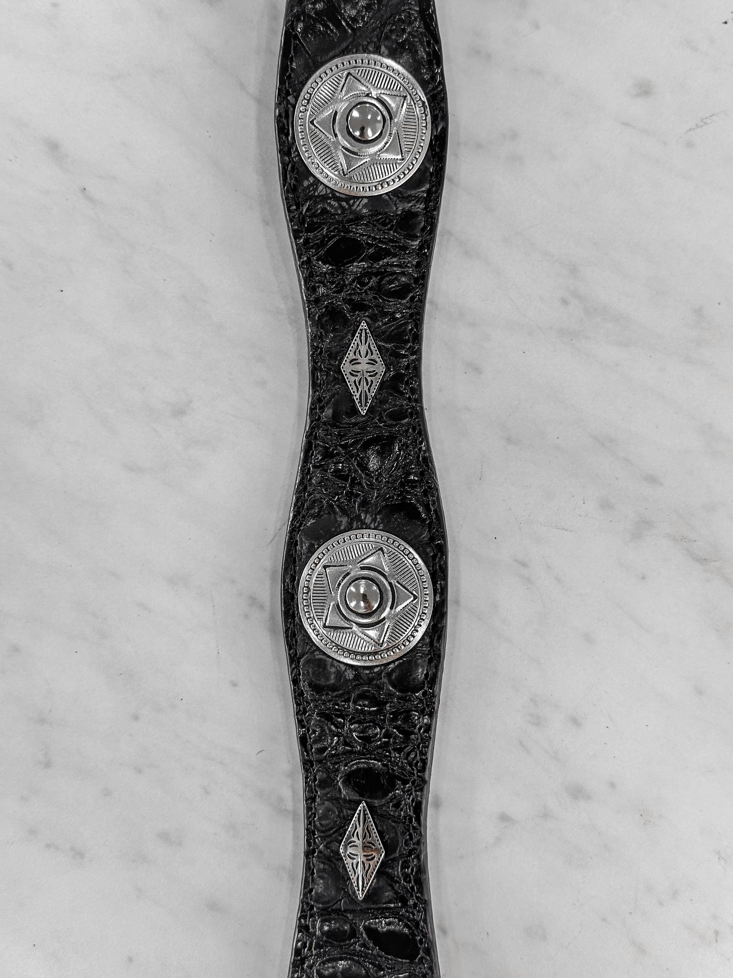Cintura di lucertola marrone (LUXXE-PS)
