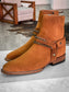 CHESTNUT ANKLE BOOTS