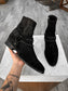 SUEDE ANKLE BOOTS