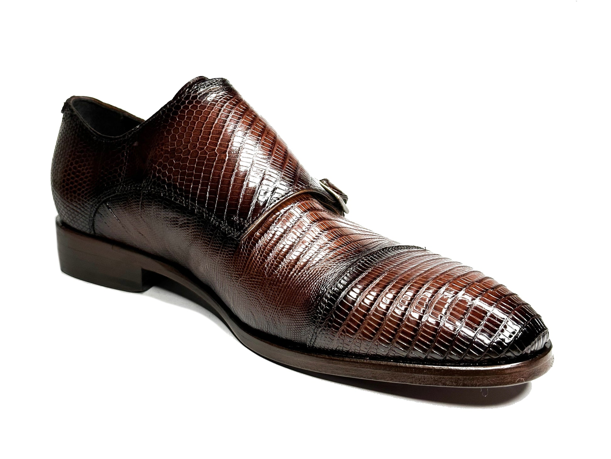BROWN LIZARD MONKSTRAP – LuxxeMx