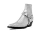 SILVER EXOTIC DENVER BOOTS